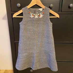 Girls Crewcuts Holiday Jeweled Tassel Dress